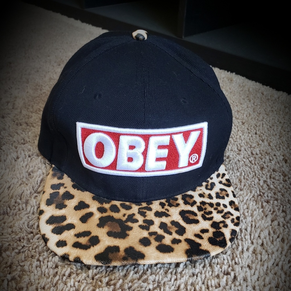 Obey Leopard Hat